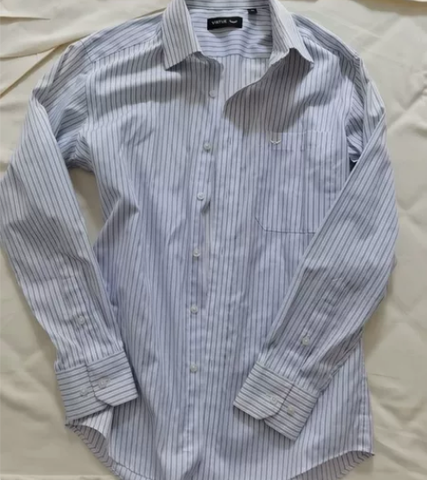 Virtue男士长袖条纹衬衣 职业装 全新...
