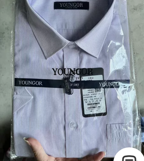 捡漏亏本清仓雅戈尔男士短袖衬衫高档商务休闲...