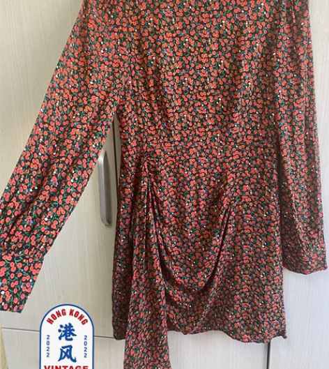 复古法式氛围感,早秋气质碎花裙 遮肉显瘦!...