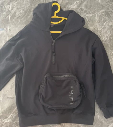 男士黑色连帽外套 190斤以下 180厘...