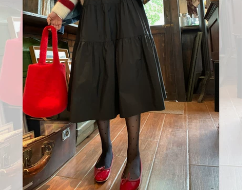 莉贝琳，暗黑法式蛋糕裙 浪漫黑森林…L码 ...