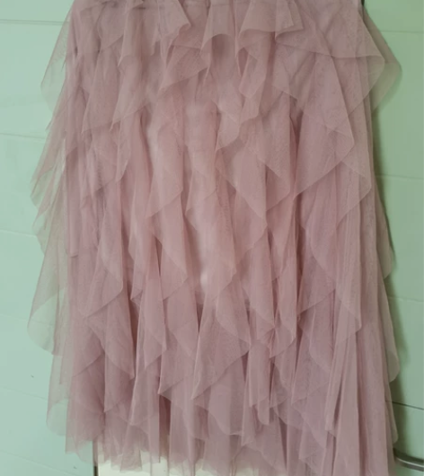 蛋糕裙 买来穿过一次 90～110斤能穿 ...