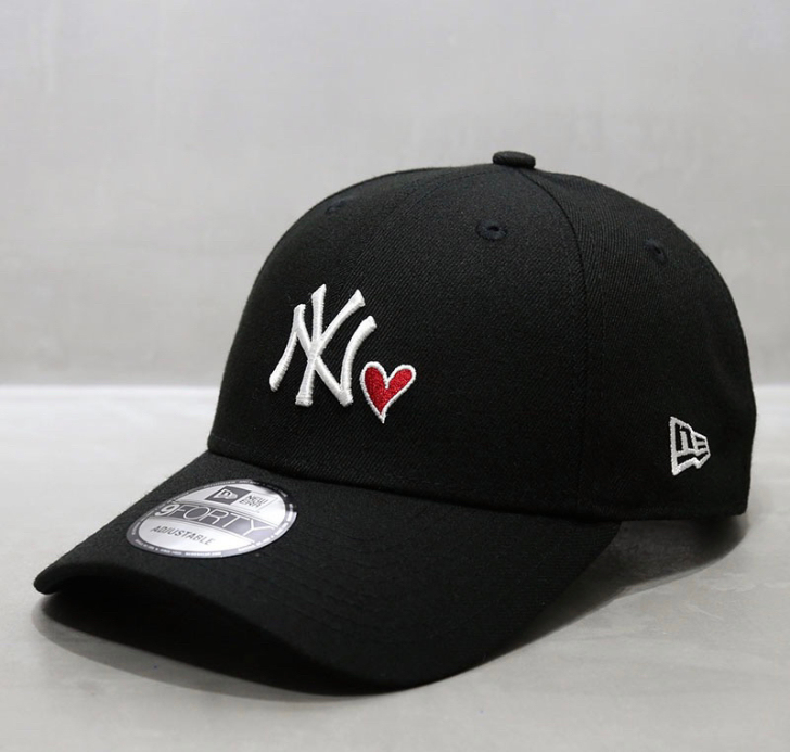mlb正品帽子黑色