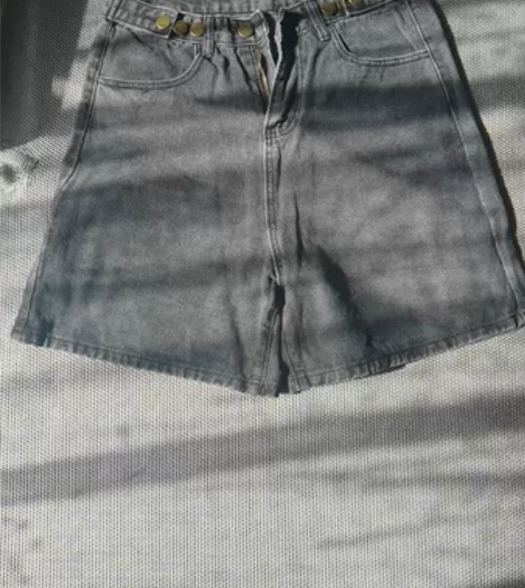 牛仔短裤女2022夏季新款薄新款高腰a字显...