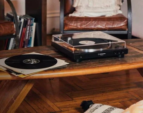 铁三角AT-LP60XBT黑胶唱机无线蓝牙...