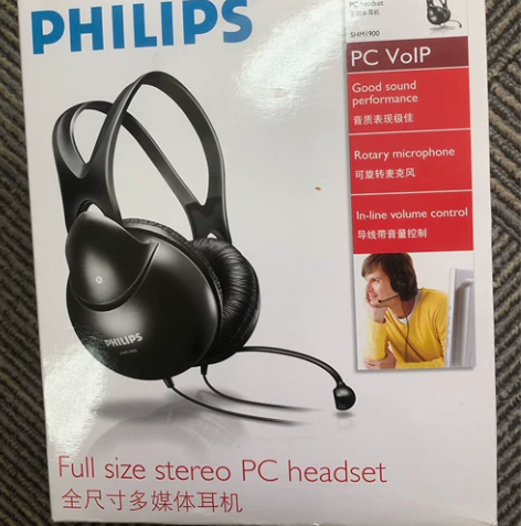 飞利浦 全尺寸多媒体耳机 型号：SHM 1...