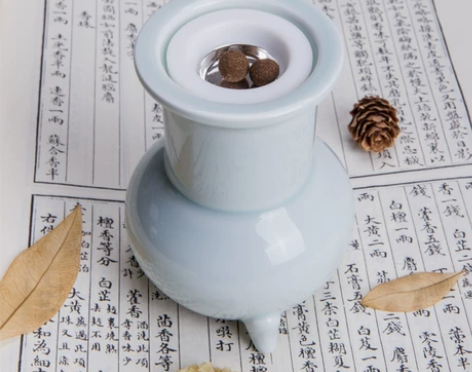 熏香炉 香薰炉陶瓷定时台湾电子充电便携式U...