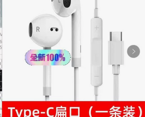 1入耳式耳机(全新) 2适用所有Type-...