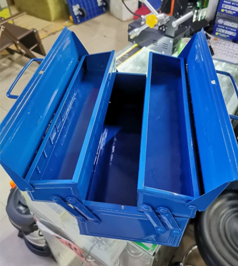 铁工具箱工具收纳箱双层专业维修电工工具手提...