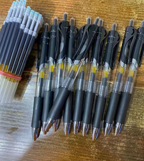 清仓 50支6.5包邮组合装中性笔按动0....
