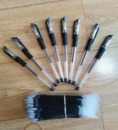 中性笔0.5办公用签字笔黑碳素笔学生用水性...