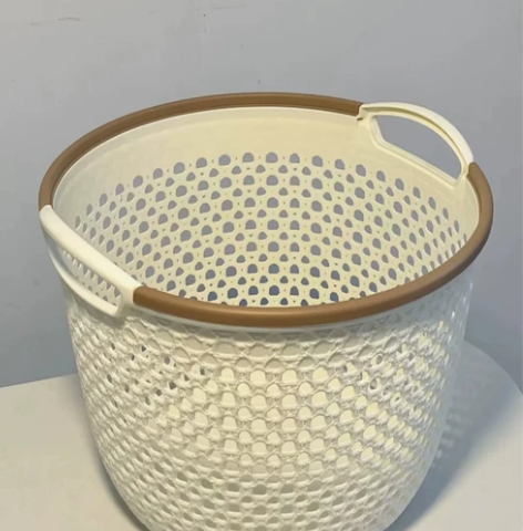 多功能脏衣篮收纳框学生宿舍塑料藤编脏衣宝宝...