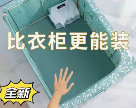 可折叠衣服玩具收纳箱大号布艺储物筐棉被衣物...