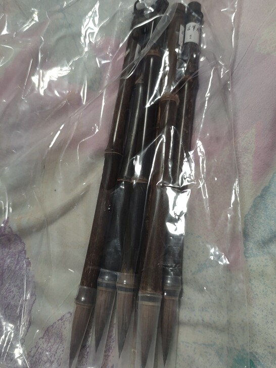 买了一批毛笔，自己用，一次性用不了这么多，...