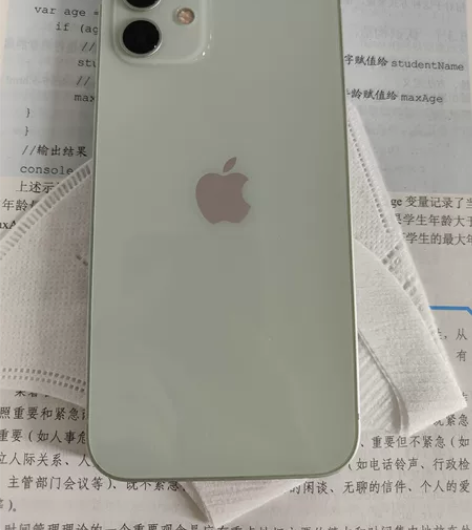 学生自用苹果12已黑解128g功能正常 电...