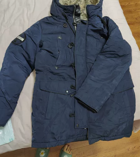 男士羽绒服，韩国品牌，加厚款式非常暖和，尺...