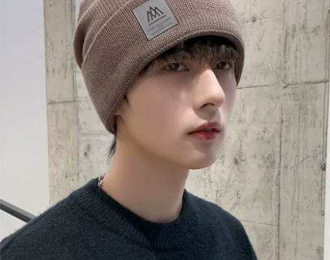 帽子男冬季防风防寒保暖毛线帽针织帽时尚百搭