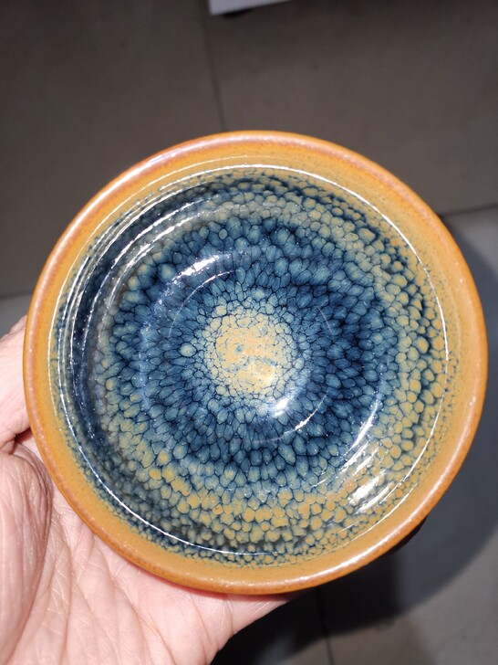 74号双色鹧鸪束口杯，9.2口径，全品福利...