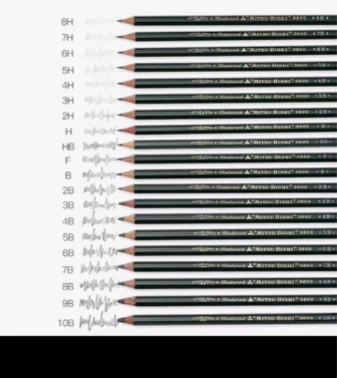 三菱铅笔三菱9800铅笔日本素描笔套装 一...