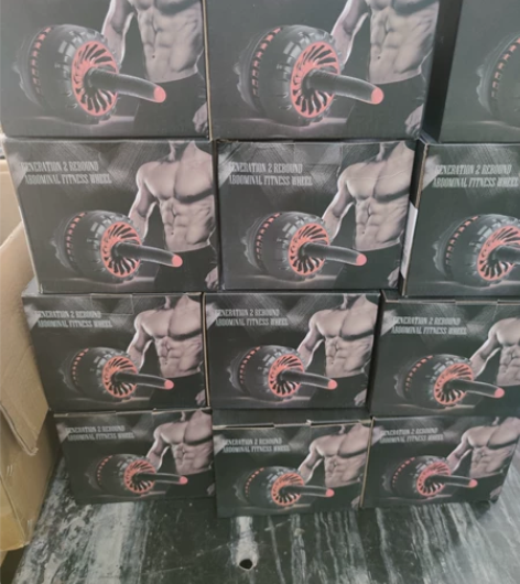 翔威 宽面健腹轮 自动回弹腹肌轮卷腹轮家用...