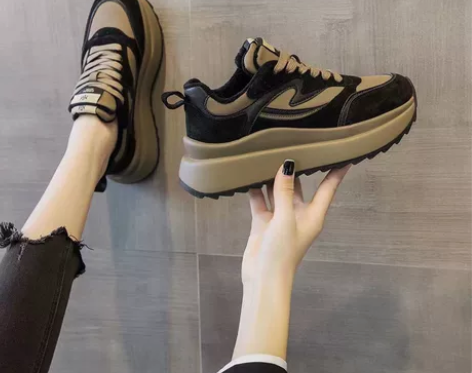 特价清仓，啄木鸟厚底老爹鞋女ins潮202...