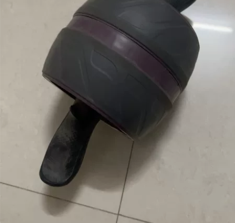 自动回弹健腹轮卷腹肌滚轮男初学者收腹滑轮健...