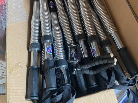 正品全新电镀加强臂力器臂力棒好价处理仓库现...