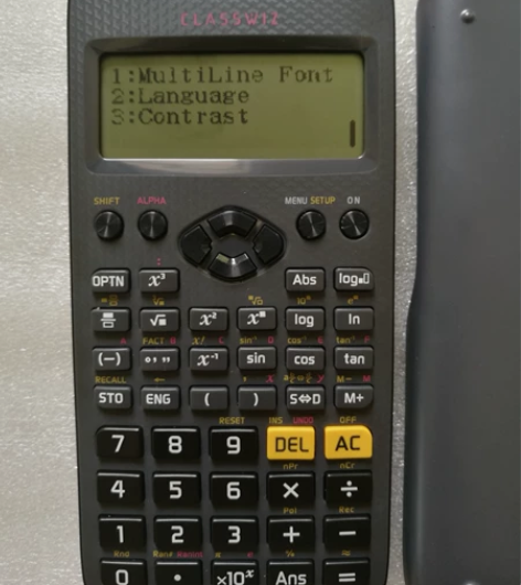 卡西欧FX-82CN X的国外版CASIO...