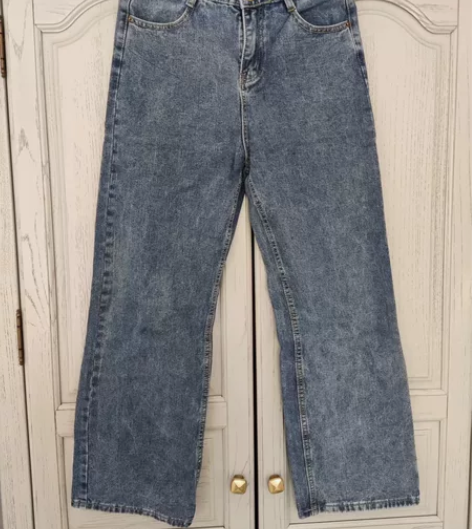 出阔腿裤M码 腰围68 版型好 显瘦