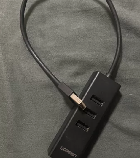 绿联（UGREEN）USB分线器百兆有线网...