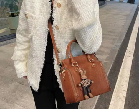 2022新款复古手提包女通勤百搭单肩斜挎包...