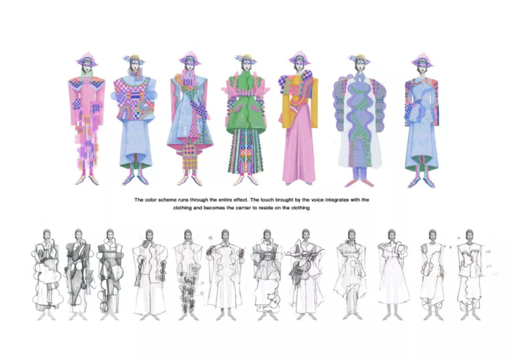 服装效果圖 作品集portfolio