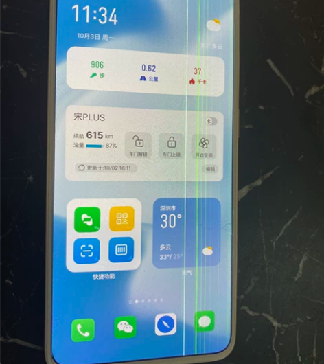 魅族17pro屏幕有线条触摸正常 感兴趣的...
