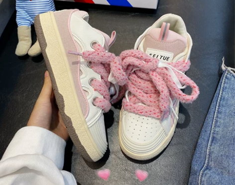 煊鑫爆改飞跃女鞋国潮鞋子小众设计德训鞋女i...