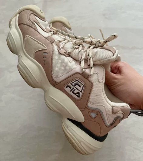 FILA斐乐休闲运动复古跑步鞋 厚底老爹鞋...