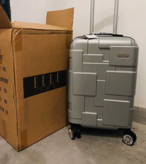 Elle20寸行李箱拉杆箱旅行箱登机箱全新...