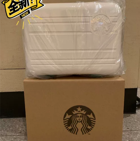 2021追星站珠光白行李箱 感兴趣的话点“...