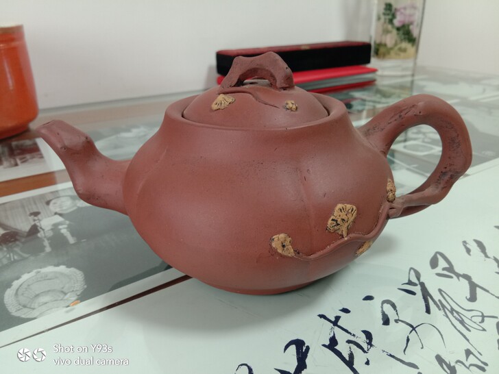 紫砂壶，完好，如图发货