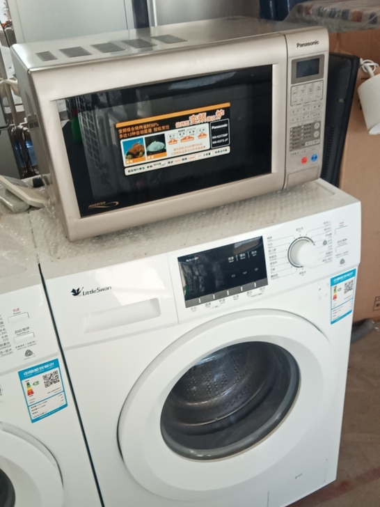 松下变频微波炉。烧烤，煮粥，热菜。大容量。...