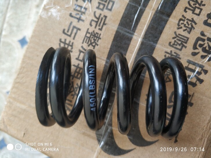 DNM自行车减震器弹簧，长度是配125MM...