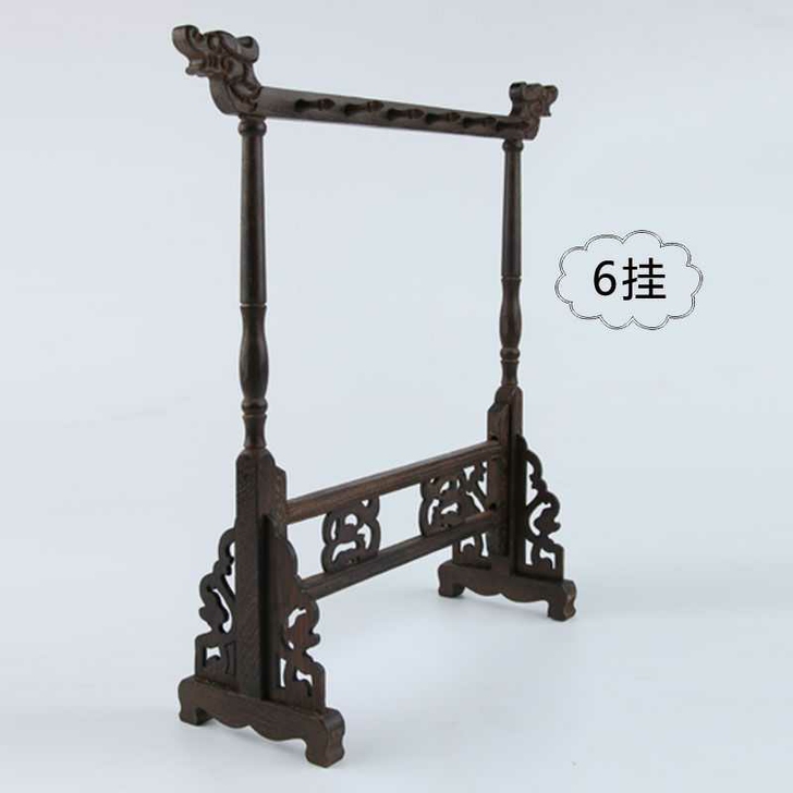 龙头毛笔架鸡翅木竹子笔架笔挂笔架 多功能笔...