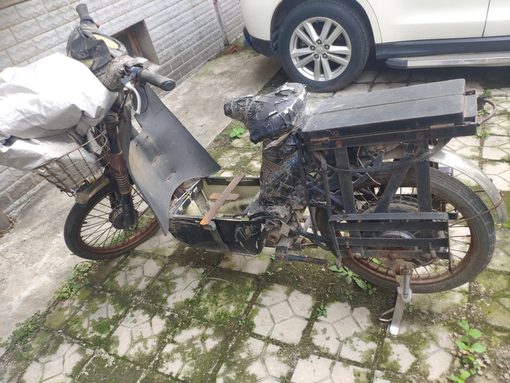 个人两台旧电车，默认都没有电池，一个载重王...