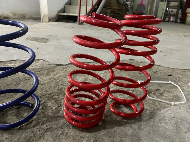 BLH汽车短弹簧改装悬挂短簧降低车身提升操...