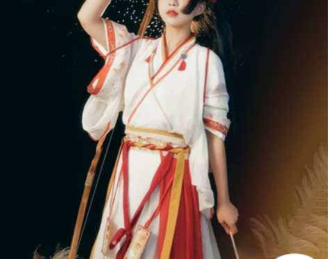 宿问【白露】 晋制原创汉服女齐腰襦裙中国风...