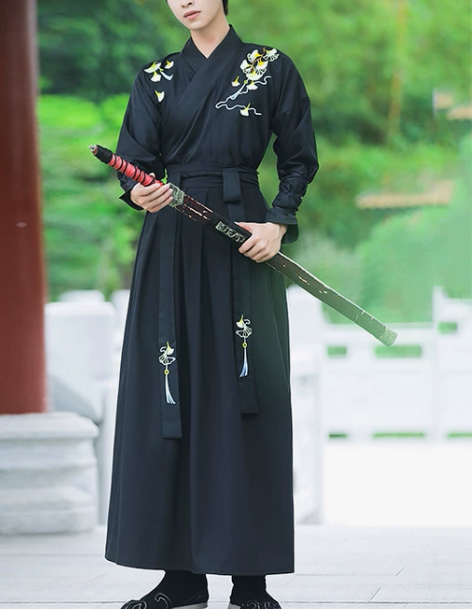 魏晋风男士侠客书生汉服古风仙气飘逸中国风汉...