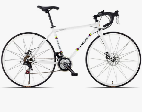 菲利普破风自行车公路车铝合金变速弯把成人男...