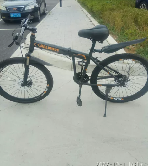 AllMOVE德国牌折叠自行车。21速双碟...