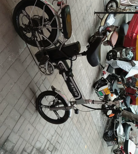 48V21A理电自行车，可折叠。带助力，手...