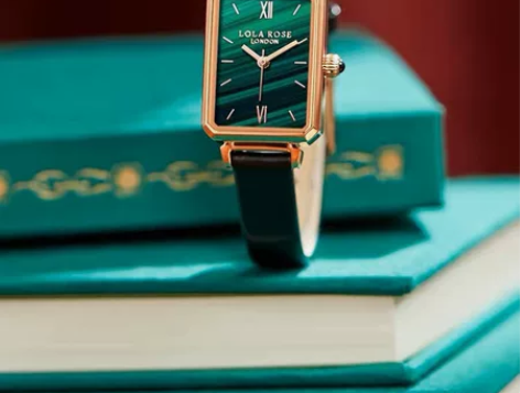 Lola Rose罗拉玫瑰 小绿表手表女轻...