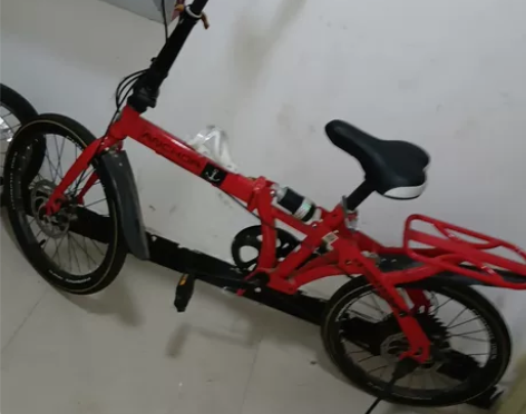 飞鸽7速折叠自行车，车架可调行程80-15...